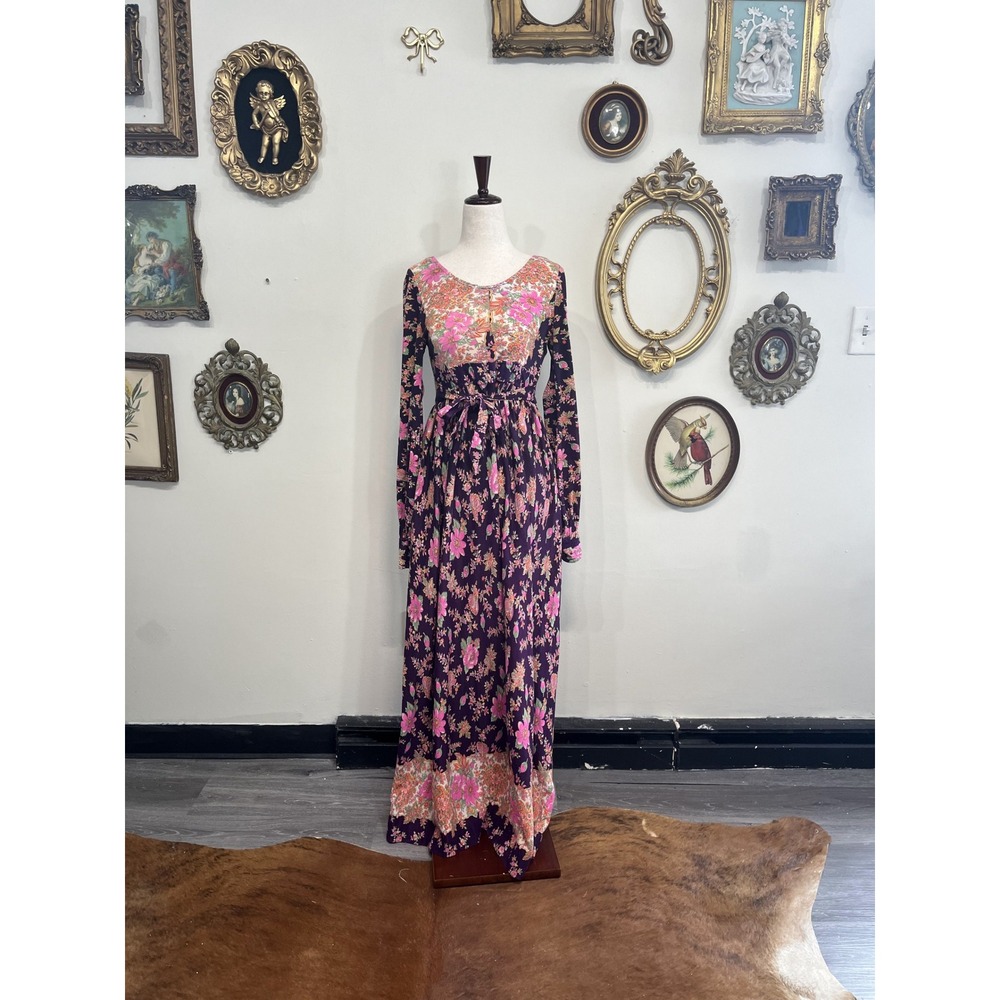 This is Yours San Francisco Vintage 70s Floral Maxi Dress